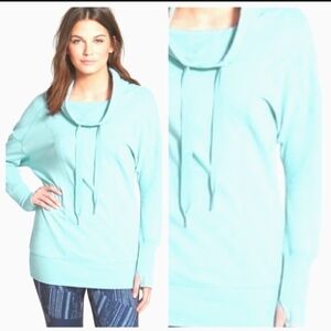 Zella Cherished Too Cowl Neck Sweatshirt / Tunic, womens  Small